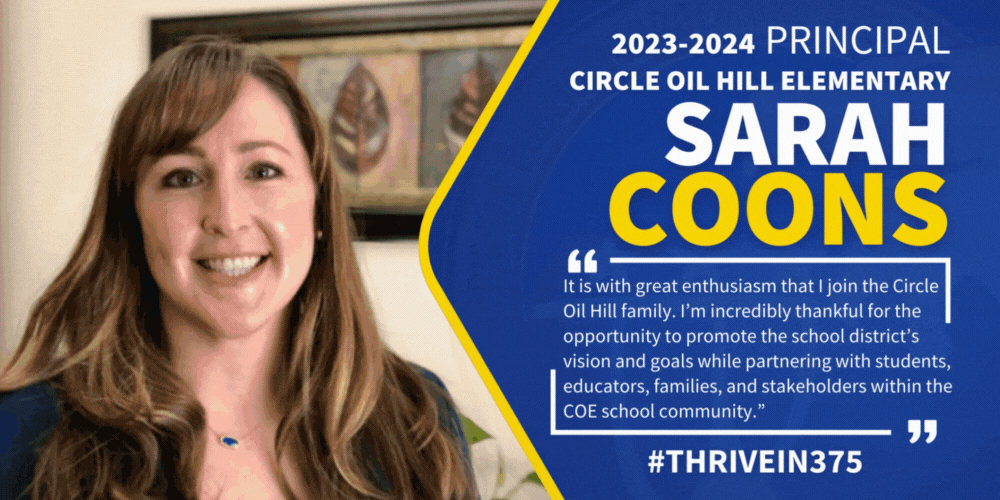 NEW CIRCLE OIL HILL ELEMENTARY PRINCIPAL FOR 2023-2024 SCHOOL YEAR