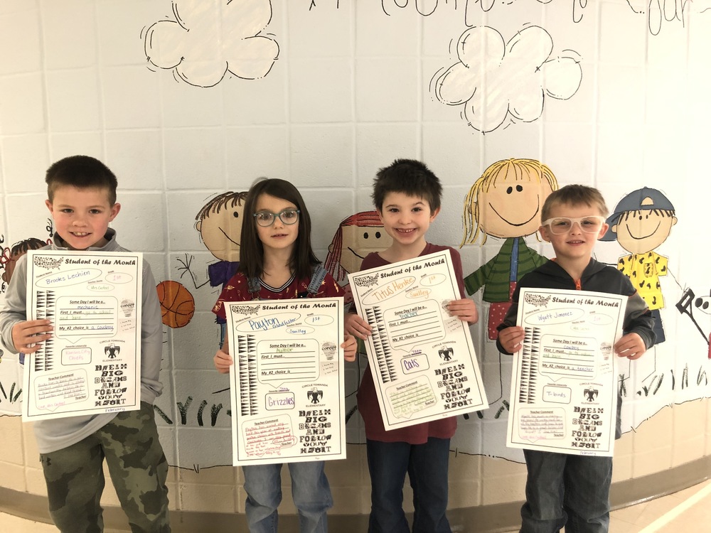 Student of the Month for February - 1st grade  #thrivein375