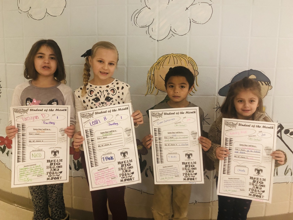 January Student of the Month - 1st grade  #thrivein375