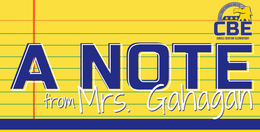 A Note from Mrs. Gahagan
