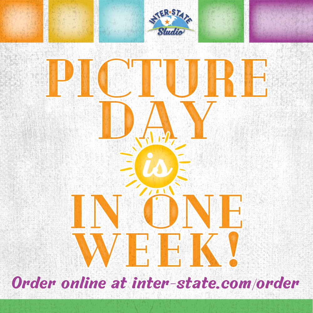 CGE Picture Day In One Week - Wednesday, March 1st