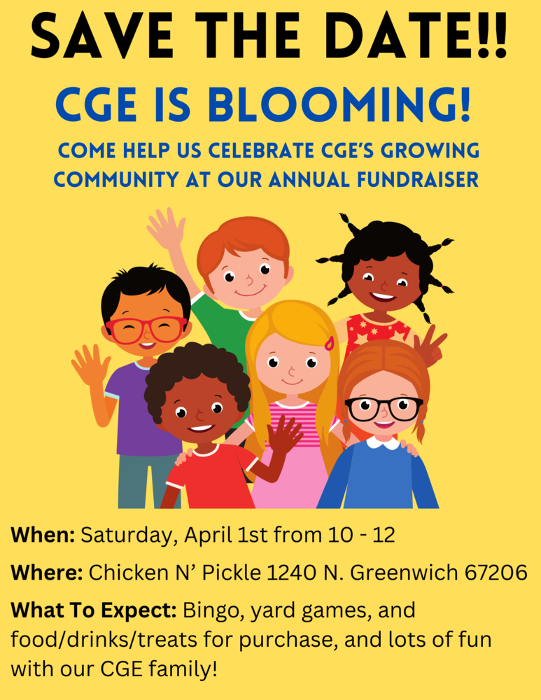 Save the Date -  CGE Is Blooming Fundraising Event