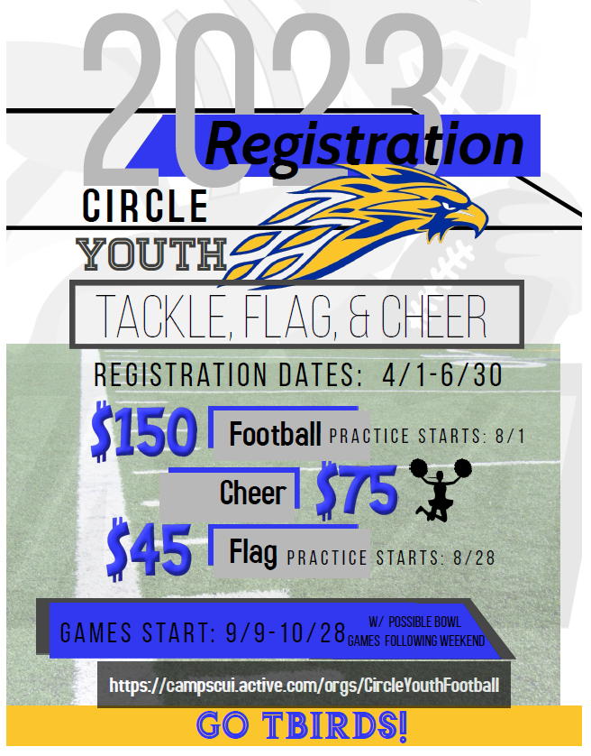 Football and Cheer Registrations