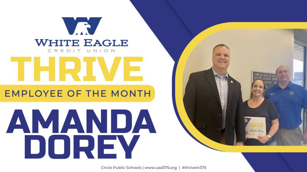 Amanda Dorey, THRIVE Employee of the Month