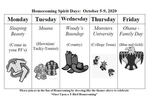 Homecoming Spirit Week #thrivein375
