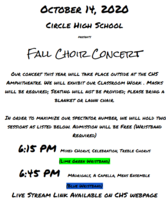 Fall Concert Oct 14, 2020