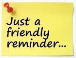 CMS Reminder for Pick up / Drop off