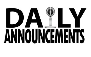 Announcements