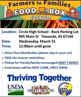 Food Box Distribution #thrivein375