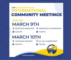 2021 Bond Referendum Informational Meetings #thrivein375