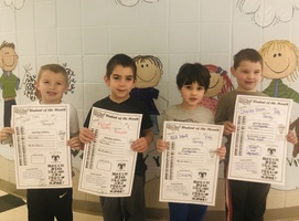 January Student of the Month - Kindergarten #thrivein375