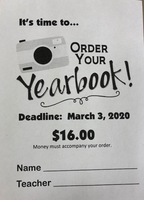 Yearbook Deadline!