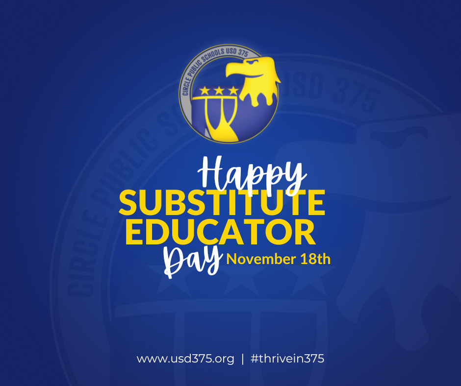 Happy Substitute Educator Day, November 18th